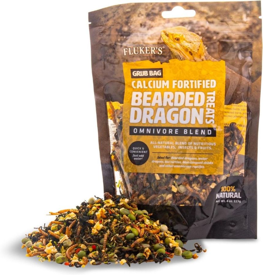 Flukers Grub Bag Calcium Fortified Treats for Bearded Dragons image 0