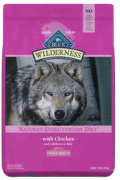 Blue Buffalo Wilderness Adult Small-Breed Chicken Dry Dog Food - 11 Lbs image 0