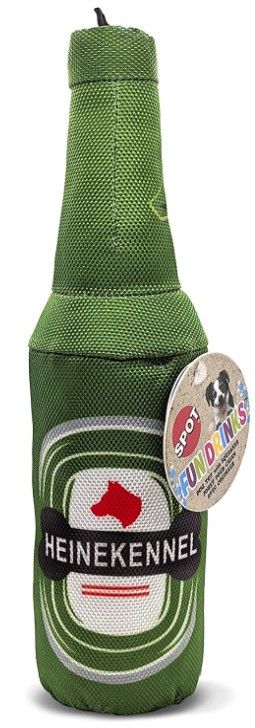 Spot Fun Drink Heinekennel Plush Dog Toy image 0