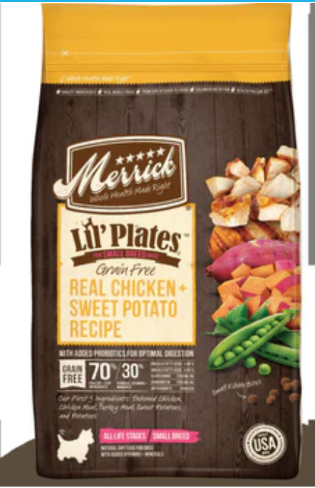 Merrick Lil' Plates Grain-Free Senior - Chicken & Sweet Potato Small Breed image 0
