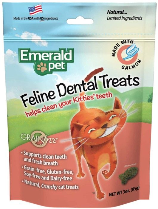 Emerald Pet Feline Dental Treats Salmon Flavor image 0