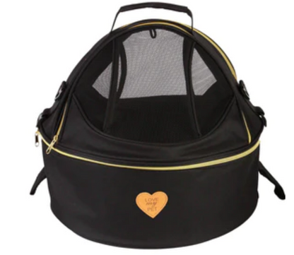 Pet Life ® 'Air-Venture' Dual-Zip Airline Approved Panoramic Travel Pet Carrier image 0