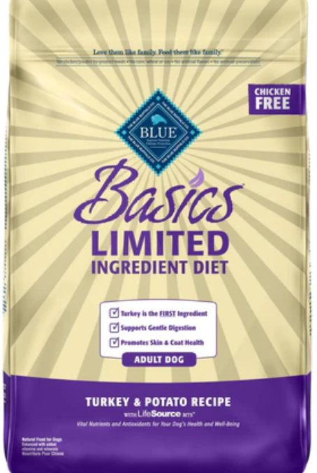 Blue Buffalo Basics Adult Turkey & Potato Recipe Dry Dog Food image 0