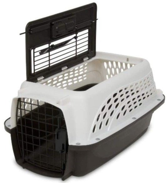 Petmate Two Door Top-Load Kennel White image 0