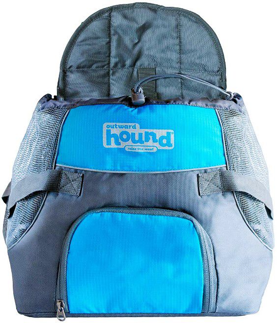 Outward Hound Pet-A-Roo Front Style Pet Carrier - Blue image 0
