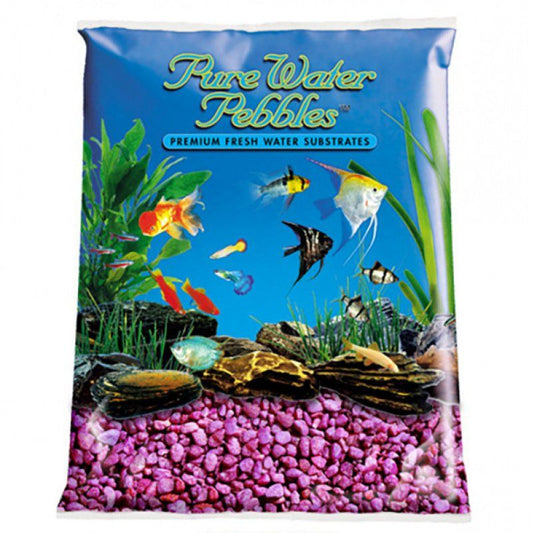 Pure Water Pebbles Aquarium Gravel - Neon Purple image 0