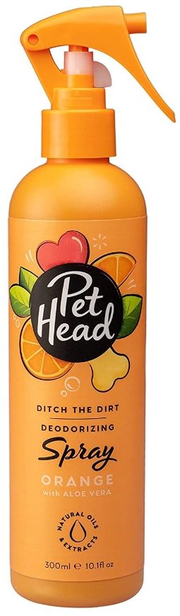 Pet Head Ditch the Dirt Deodorizing Spray for Dogs Orange with Aloe Vera image 0