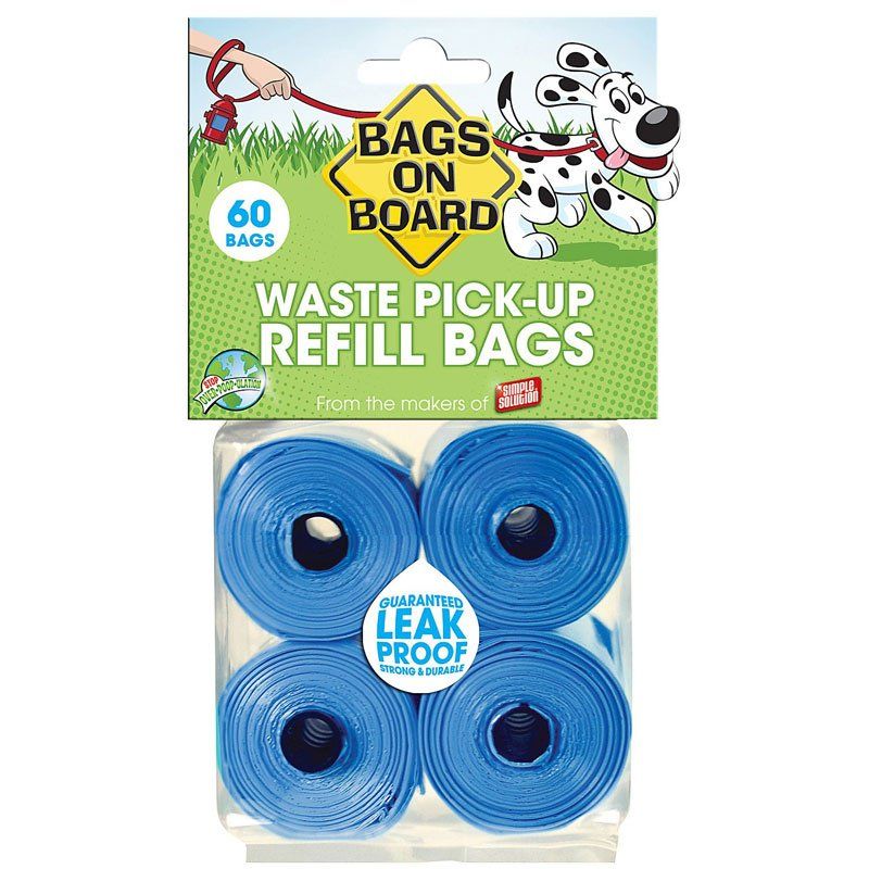 Bags on Board Waste Pick Up Refill Bags - Blue image 0