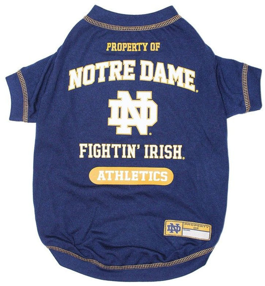 Pets First Notre Dame Tee Shirt for Dogs and Cats image 0
