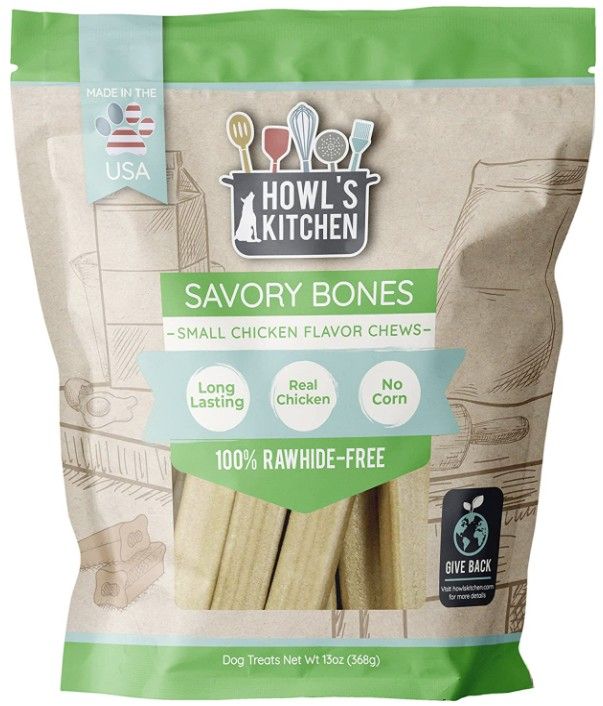 Howls Kitchen Savory Bones Chicken Flavored Chews Small image 0