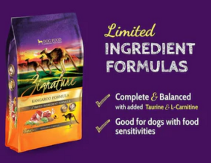 Pets Global Zignature Kangaroo Formula Dry Dog Food image 1