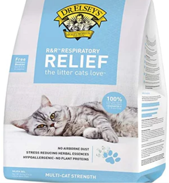 Dr. Elsey's Precious Cat Litter Clumping Respiratory Relief Silica Gel - 7.5lb image 0