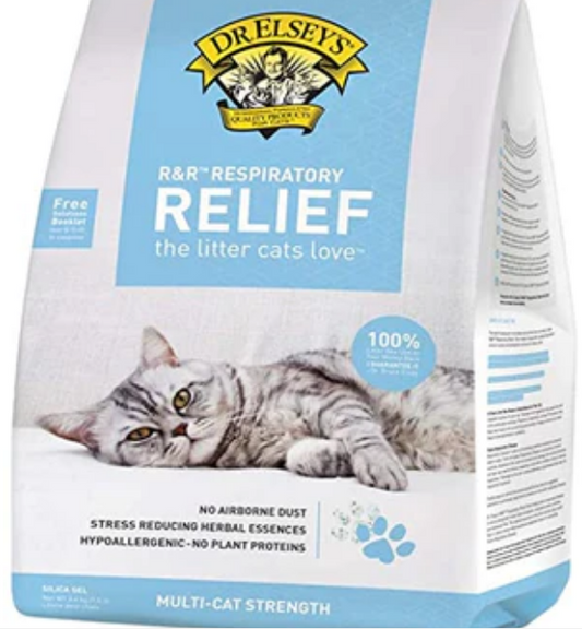 Dr. Elsey's Precious Cat Litter Clumping Respiratory Relief Silica Gel - 7.5lb image 0
