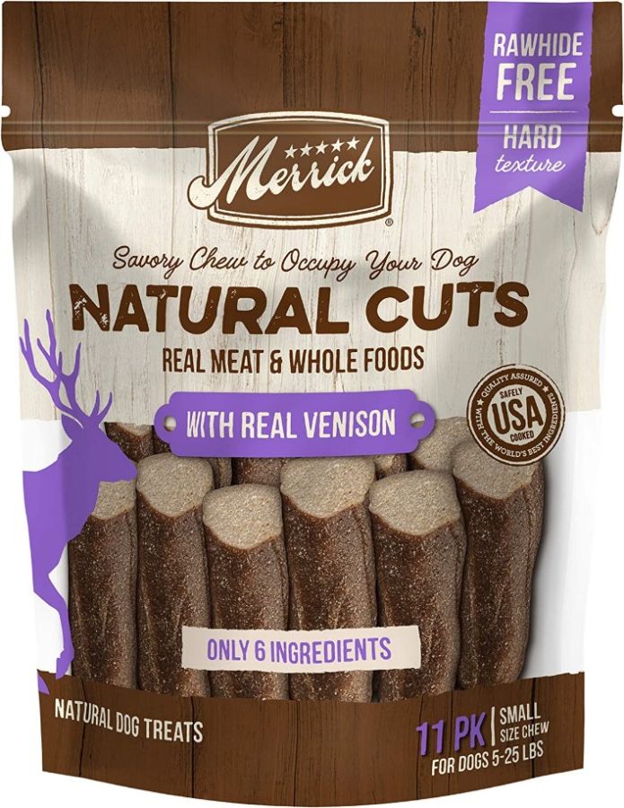 Merrick Natural Cut Venison Chew Treats Small image 0
