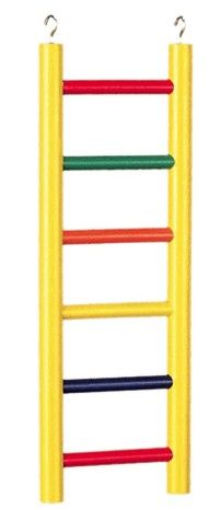 Prevue Carpenter Creations Hardwood Bird Ladder Assorted Colors image 0