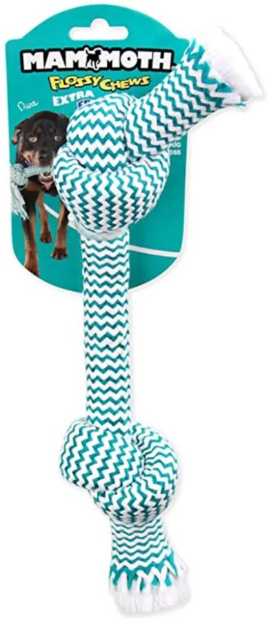 Mammoth Extra Fresh 2 Knot Bone Dog Toy image 0