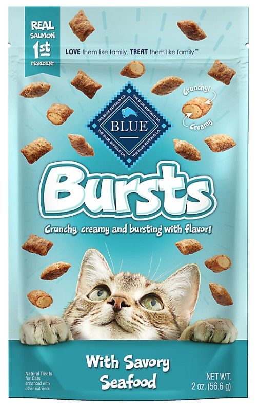 Blue Buffalo Bursts Cat Treats Savory Seafood image 0