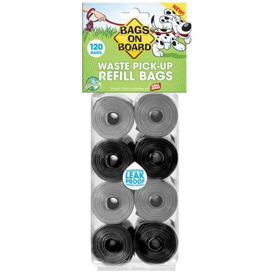 Bags on Board Pick up Bags Refill - Black & Gray image 0