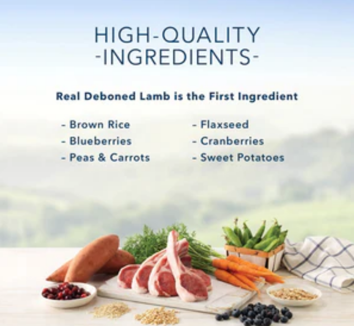 Blue Buffalo Life Protection Natural Lamb & Oatmeal Recipe Puppy Dog Food 30lbs. image 1