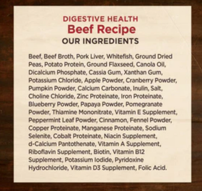 Wellness Core Digestive Health Grain Free Beef Recipe Canned Dog Food-Case of 12 image 1