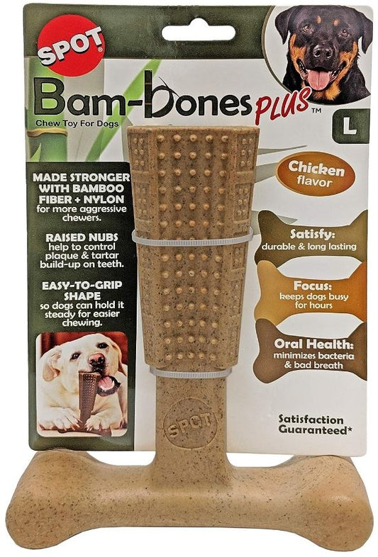 Spot Bambone Plus Chicken Dog Chew Toy Large image 0