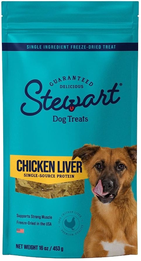 Stewart Chicken Liver Freeze Dried Dog Training Treats image 0