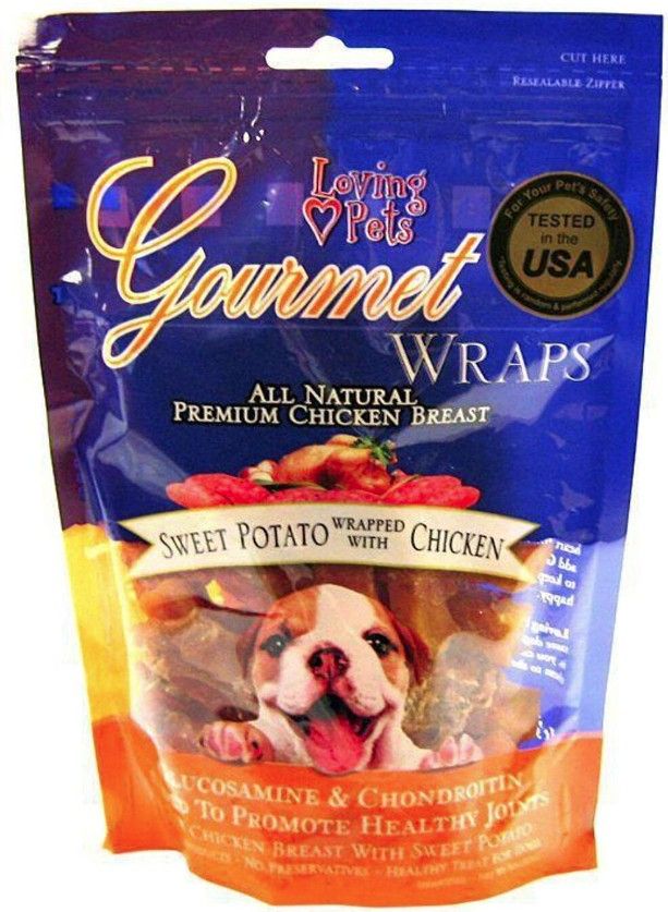 Loving Pets Gourmet Sweet Potato & Chicken Wraps image 0