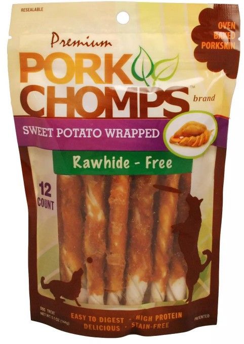 Pork Chomps Sweet Potato Mini Twist Treat image 0