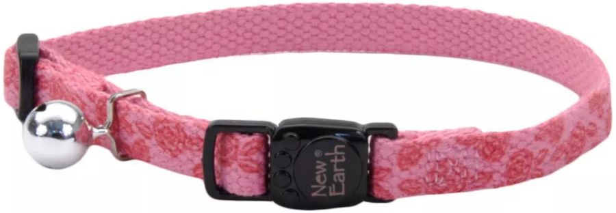 Coastal Pet New Earth Soy Printed Breakaway Cat Collar Rose Pattern image 0