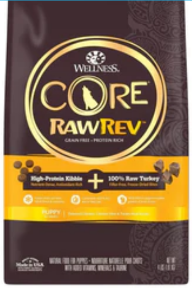 Wellness CORE RawRev Wholesome Grains Puppy Recipe Dry Dog Food 10lb Bag image 0