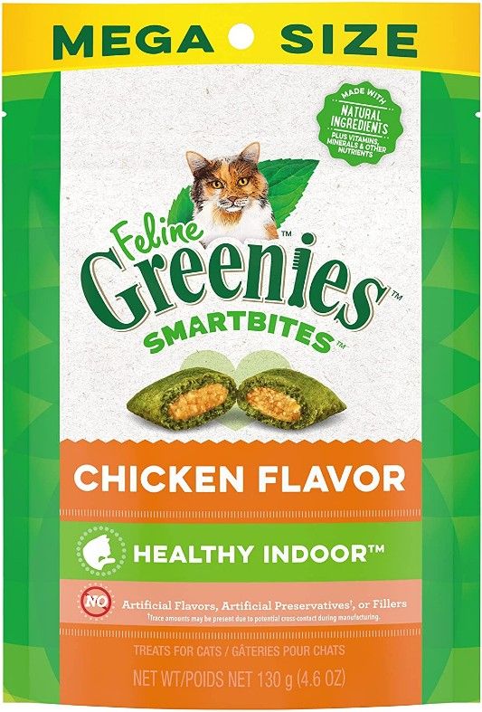 Greenies SmartBites Healthy Indoor Chicken Flavor Cat Treats image 0