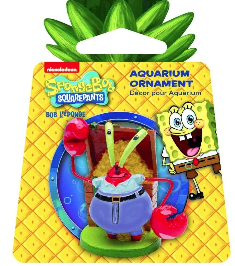 Spongebob Mr. Crabs Aquarium Ornament image 0