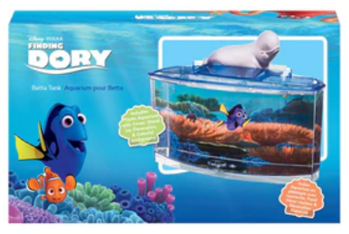 Disney Finding Dory Betta Tank Multi-Color - 0.7 gallon image 0
