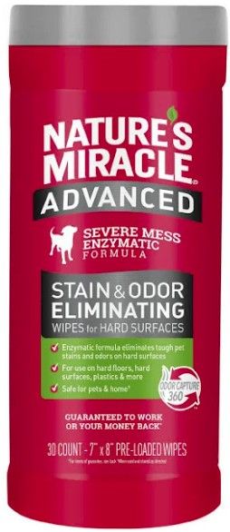 Pioneer Pet Nature's Miracle Advanced Stain and Odor Eliminating Wipes image 0