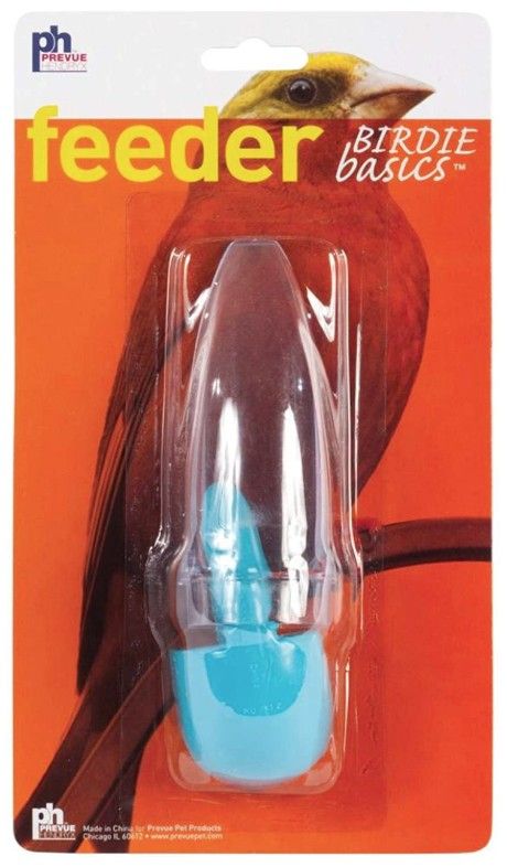Prevue Birdie Basics Plastic Bullet Feeder 2 oz image 0