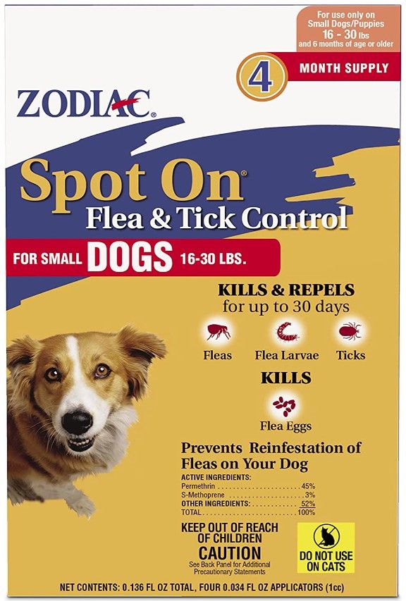 Zodiac Spot on Flea & Tick Controller for Dogs image 0