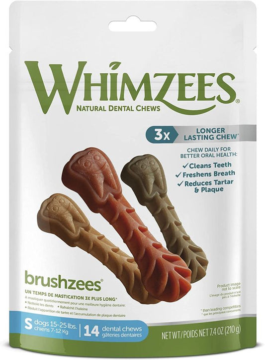 Whimzees Brushzees Dental Treats Small image 0