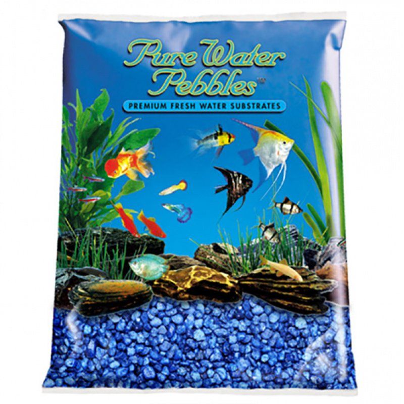 Pure Water Pebbles Aquarium Gravel - Marine Blue image 0