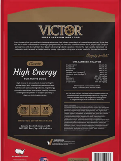 Victor High Energy Formula Dry Dog Food image 1