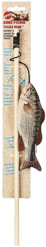 Spot Gone Fishin Teaser Wand Cat Toy Assorted image 0