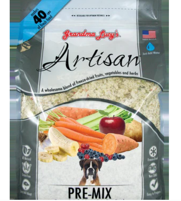 Grandma Lucy's Artisan Grain-Free Pre - Mix Freeze-Dried Dog Food - 8 lb Bag image 0