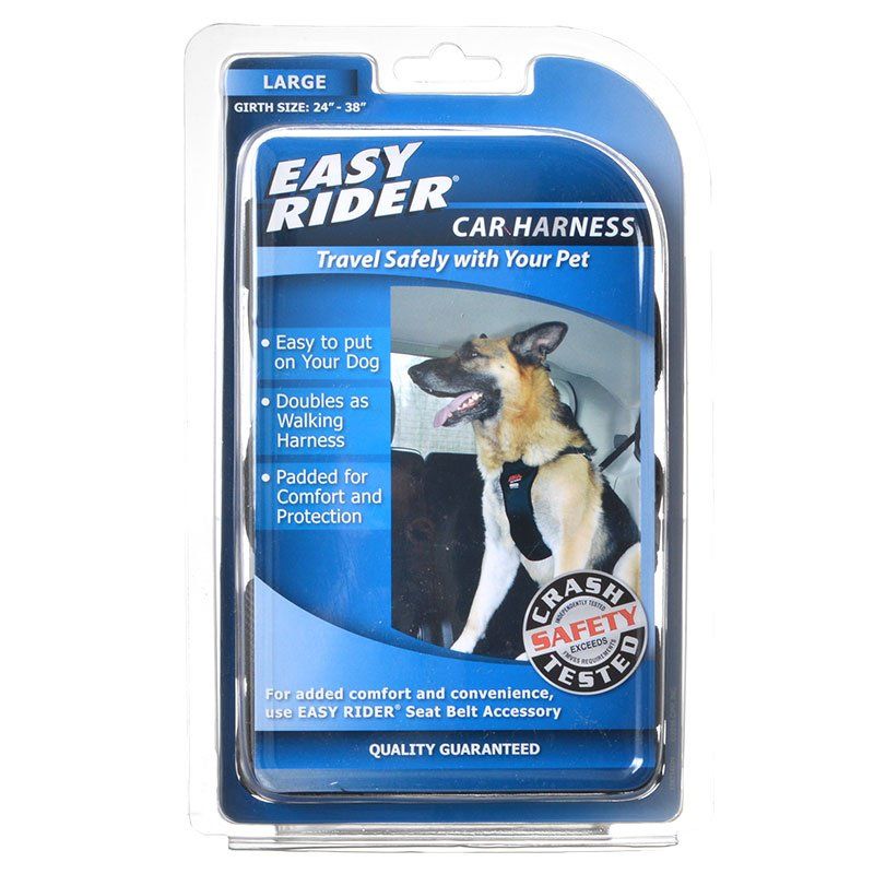 Coastal Pet Easy Rider Car Harness Black image 0