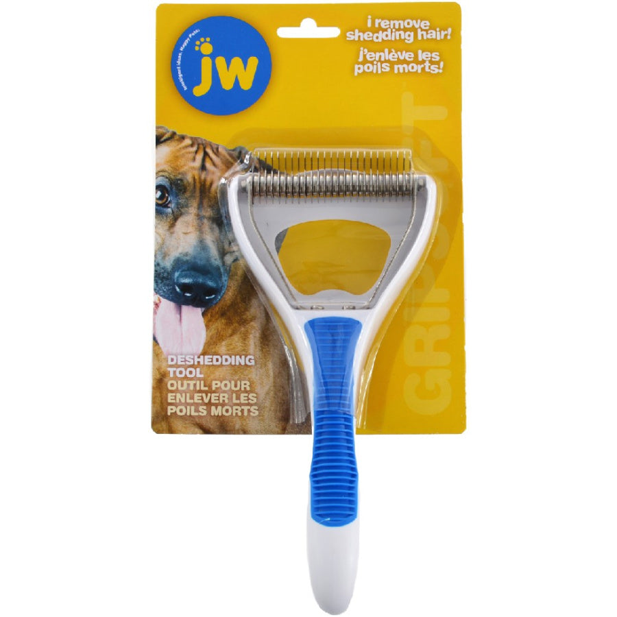 JW GripSoft Dog Deshedding Tool image 0