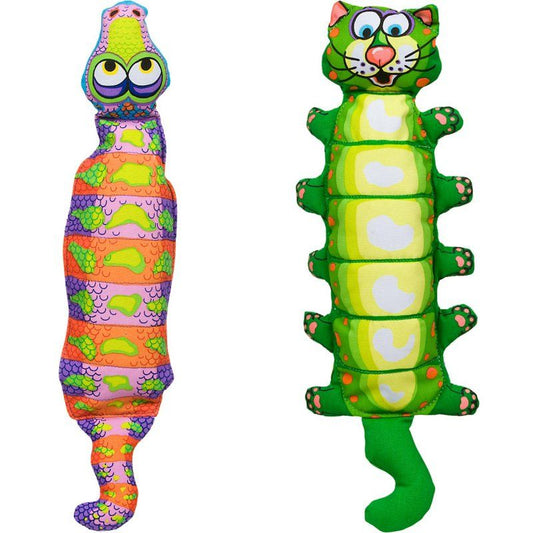Fat Cat Water Bottle Crunchers Dog Toys - Assorted image 0