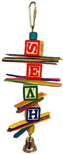 AE Cage Company Happy Beaks Spiral Fan Bird Toy image 0