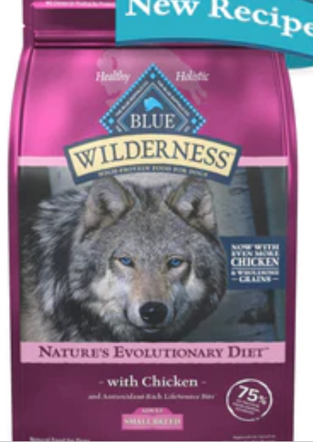 Blue Buffalo Wilderness Adult Small-Breed Chicken with Wholesome Grains Dry Dog image 0