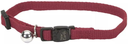 Coastal Pet New Earth Soy Breakaway Cat Collar Cranberry Red image 0