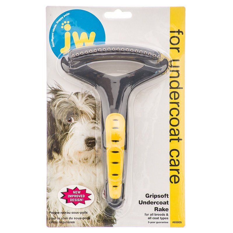 JW Gripsoft Regular Tooth Undercoat Rake image 0