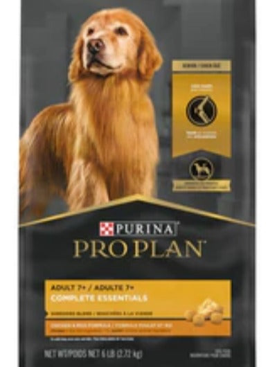 Purina Pro Plan Shredded Chicken & Rice w/Probiotics Senior-6lbs. Pack of 5 Bags image 0