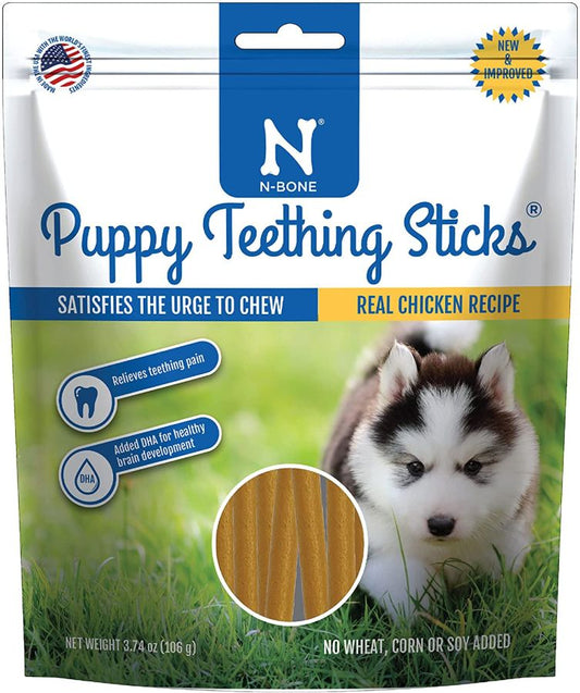 N-Bone Puppy Teething Treats - Chicken Flavor image 0